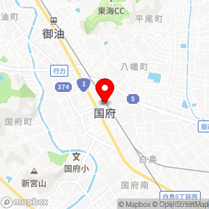 デイリーヤマザキ 名鉄国府駅店の地図