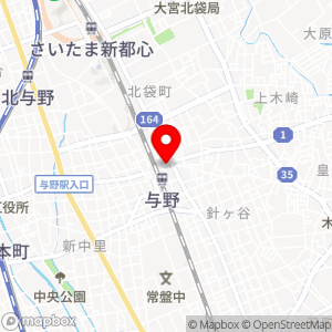 ファミリーマート 与野駅前店の地図