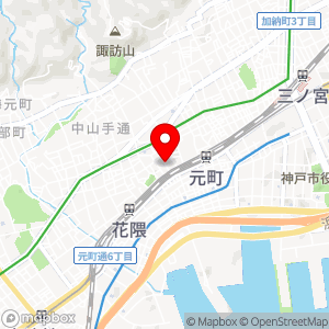 GSパーク 神戸花隈の地図