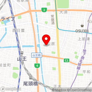 名鉄協商パーキング 松原3丁目の地図