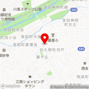 UR都市機構　江南団地駐車場の地図