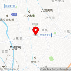 ローソンストア100 八潮中央店の地図