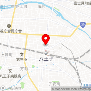 タイムズ 八王子市営旭町駐車場の地図