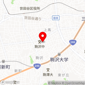 ファインパーキング 駒沢第1の地図