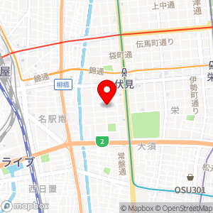 ローソンストア100 栄三蔵通店の地図