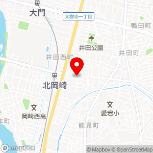 セブン-イレブン 岡崎錦町店の地図