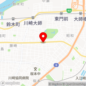 ローソン 川崎観音店の地図