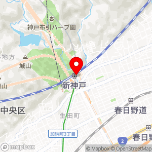 タイムズ JR新神戸駅前自動車整理場（第4）の地図