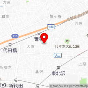 三井のリパーク 北沢5丁目の地図