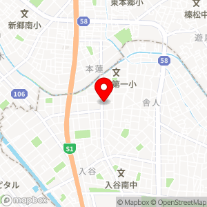 コミュニティ・ストア 入谷 やまざきや店の地図