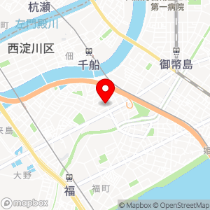 ローソンストア100 西淀川大和田店の地図