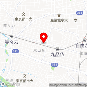 ファミリーマート 世田谷等々力通り店の地図