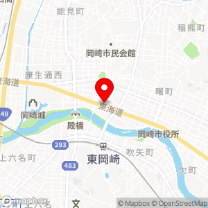 名鉄協商パーキング 岡崎六地蔵町の地図