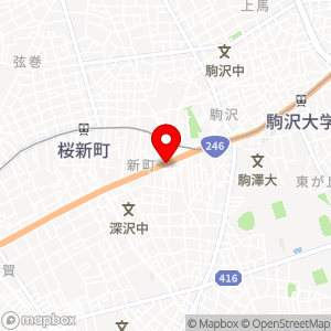 FKプラティーク桜新町駐車場の地図