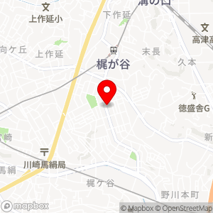タマパーク 梶ヶ谷駐車場の地図
