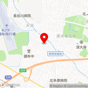 ローソン 三鷹大沢四丁目店の地図