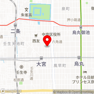 キョウテク 猪熊蛸薬師パーキングの地図