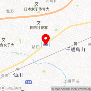 セブン-イレブン 世田谷給田3丁目店の地図