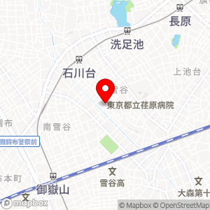 東都パーク 東雪谷3丁目の地図