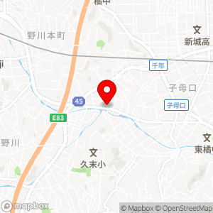 ローソンストア100 川崎野川店の地図