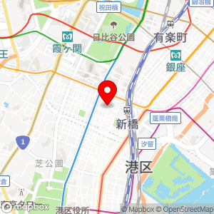 ファミリーマート 新橋仲通り南店の地図