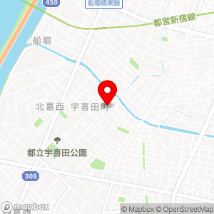 ショウワパーク 宇喜田町の地図