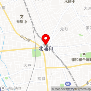 ファミリーマート 北浦和駅西口店の地図