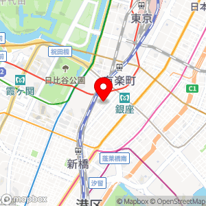 銀座６丁目第７　バイク駐車場の地図
