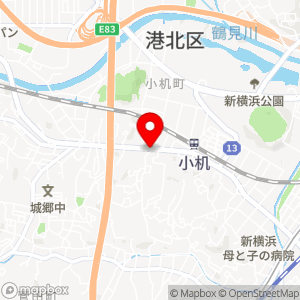 コインパーク 小机町の地図