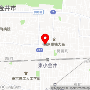 小田急パーキング 東小金井第1の地図