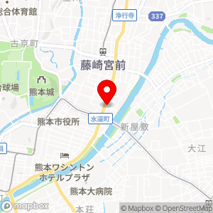 ローソン 熊本水道町北店の地図