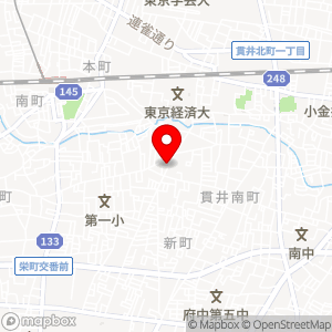 シティハイムアンサンブル駐車場の地図