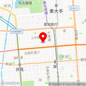 名鉄協商パーキング 丸の内第7の地図