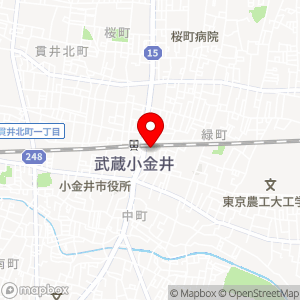 三井のリパーク 小金井本町第4の地図