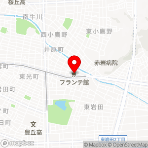 ヤマナカ 赤岩フランテ館の地図