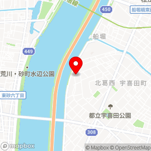 ファミリーマート 北葛西ぼうしば通り店の地図