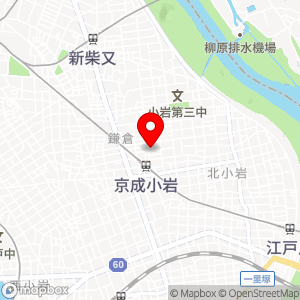 ローソンストア100 北小岩六丁目店の地図