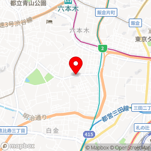 三井のリパーク 元麻布1丁目の地図