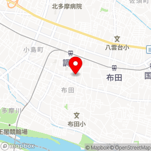 タイムズ 調布の地図