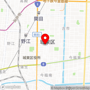 スーパーサンコー 今福店の地図