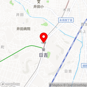 コインパーク 日吉駅前の地図