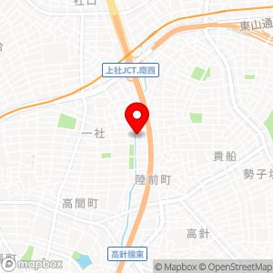 名鉄協商パーキング 名東郵便局南の地図