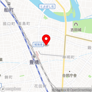 名鉄協商パーキング 豊橋松葉町第2（軽専用）の地図