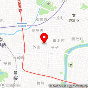 エイブルパーキング 外山1丁目の地図