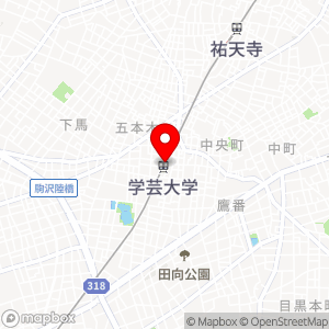 九州屋 学芸大学店の地図