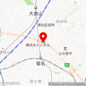 ファミリーマート 横浜菊名店の地図