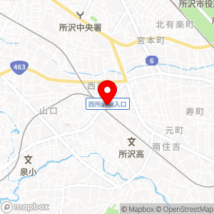 東洋CARMAX 西所沢第1の地図