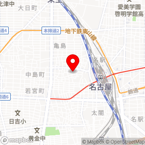名鉄協商パーキング 則武第4の地図