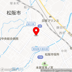 ホワイト急便 川井町 店（松阪市）の地図