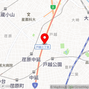 まいばすけっと 戸越3丁目店の地図